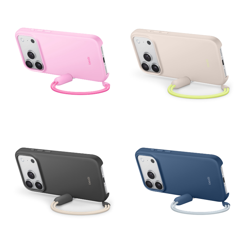 KickStand silikonska maskica za iPhone sa stalkom u roze boji